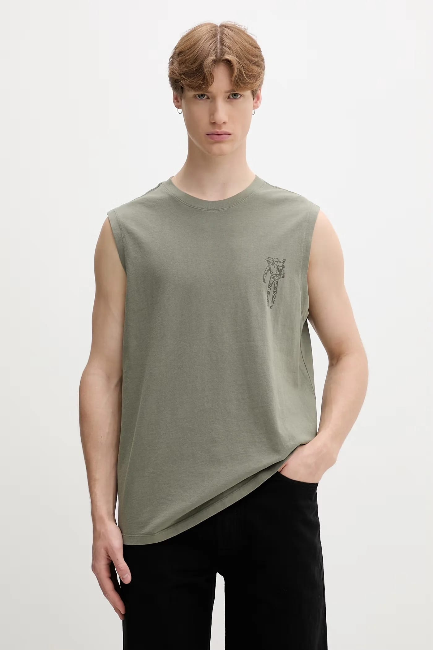 Мужской хлопковый топ GR MUSCLE TANK