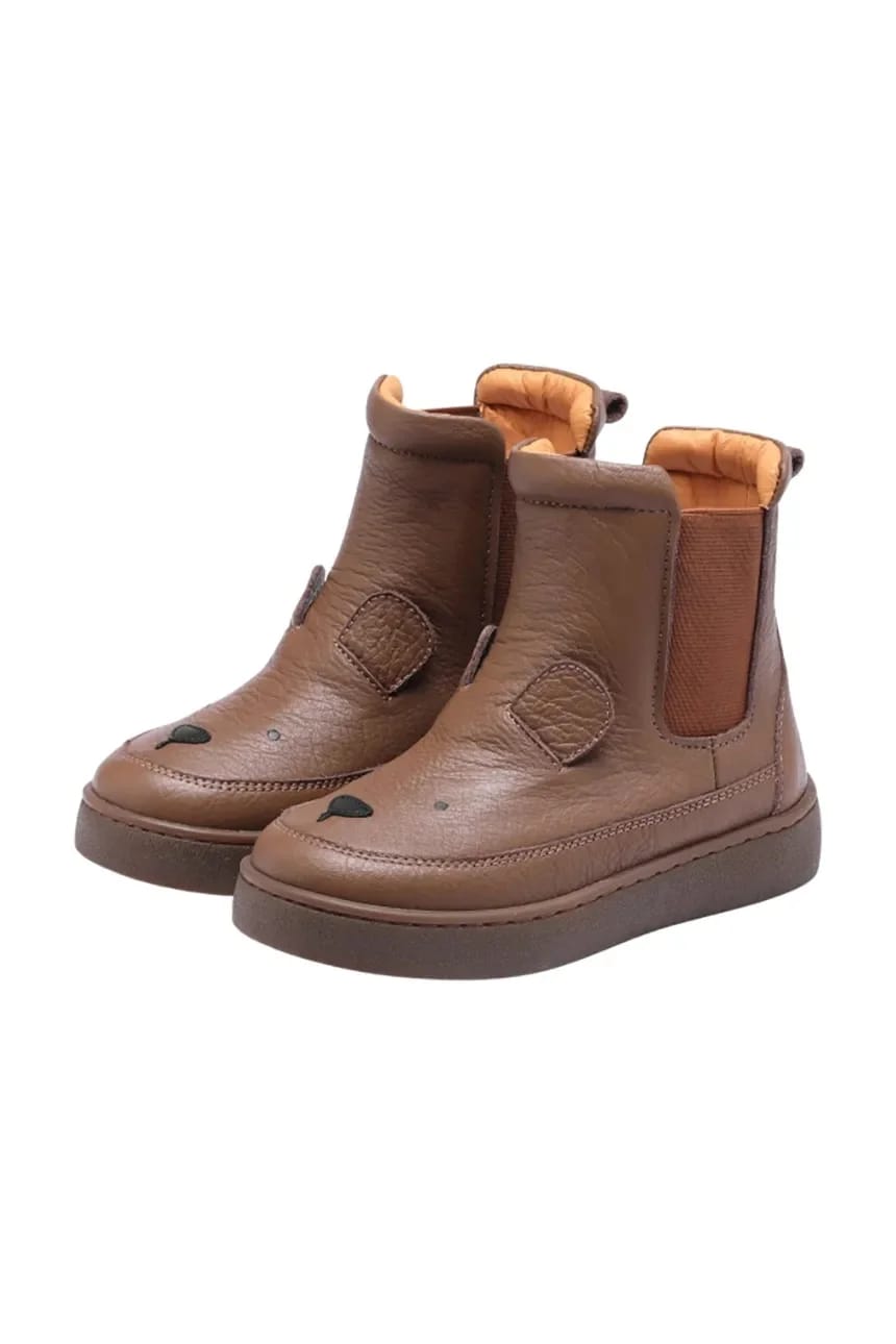 Thuru Classic Boots Bear детская кожаная зимняя обувь
