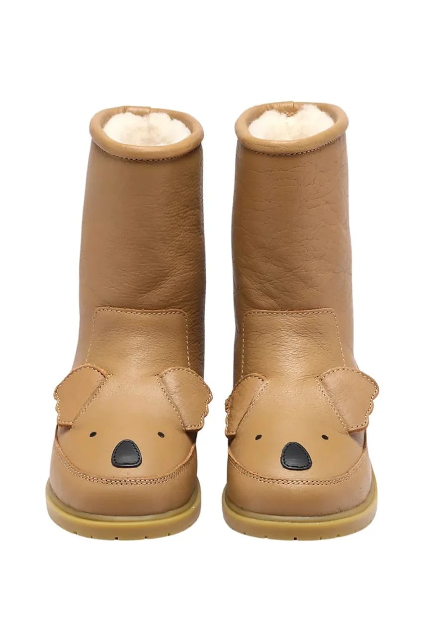 Детская кожаная зимняя обувь Wadudu Classic Boots Koala - фото 4