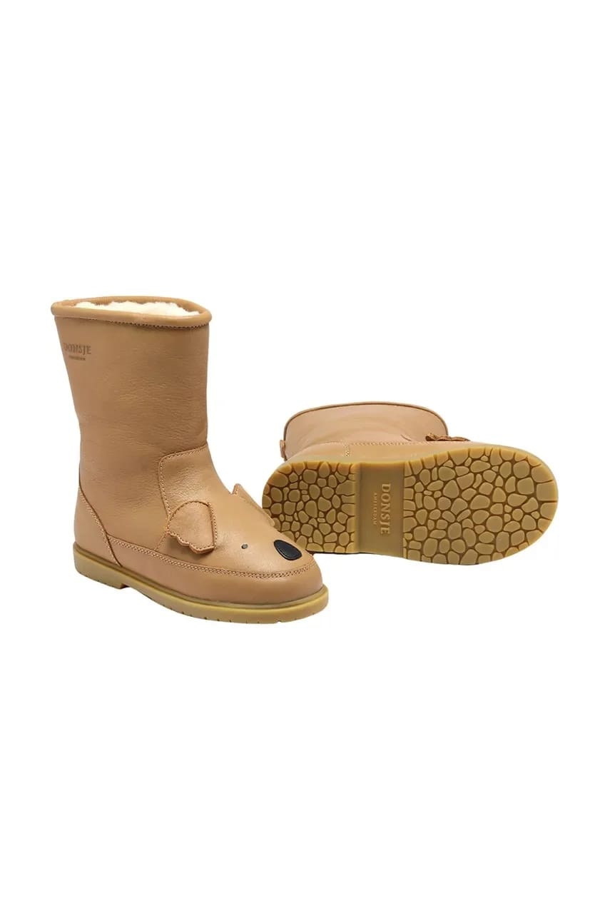 Детская кожаная зимняя обувь Wadudu Classic Boots Koala - фото 2