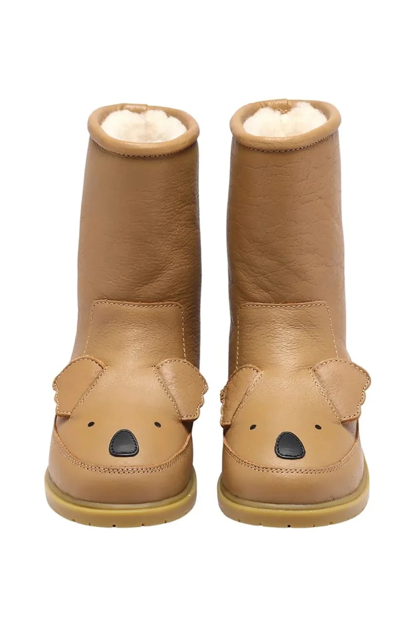 Детская кожаная зимняя обувь Wadudu Classic Boots Koala - фото 4