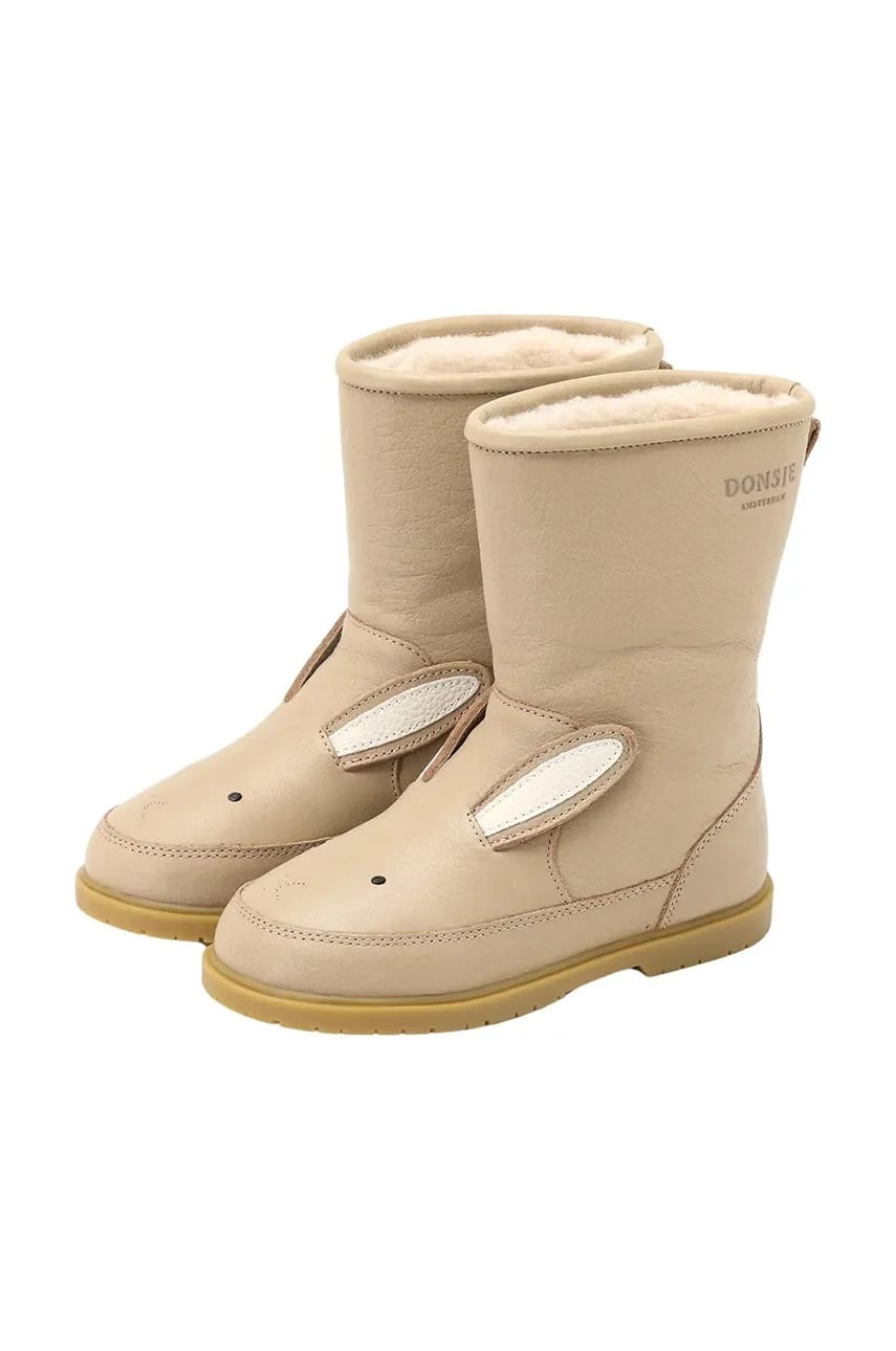 Детская кожаная зимняя обувь Wadudu Classic Boots Bunny - фото 3
