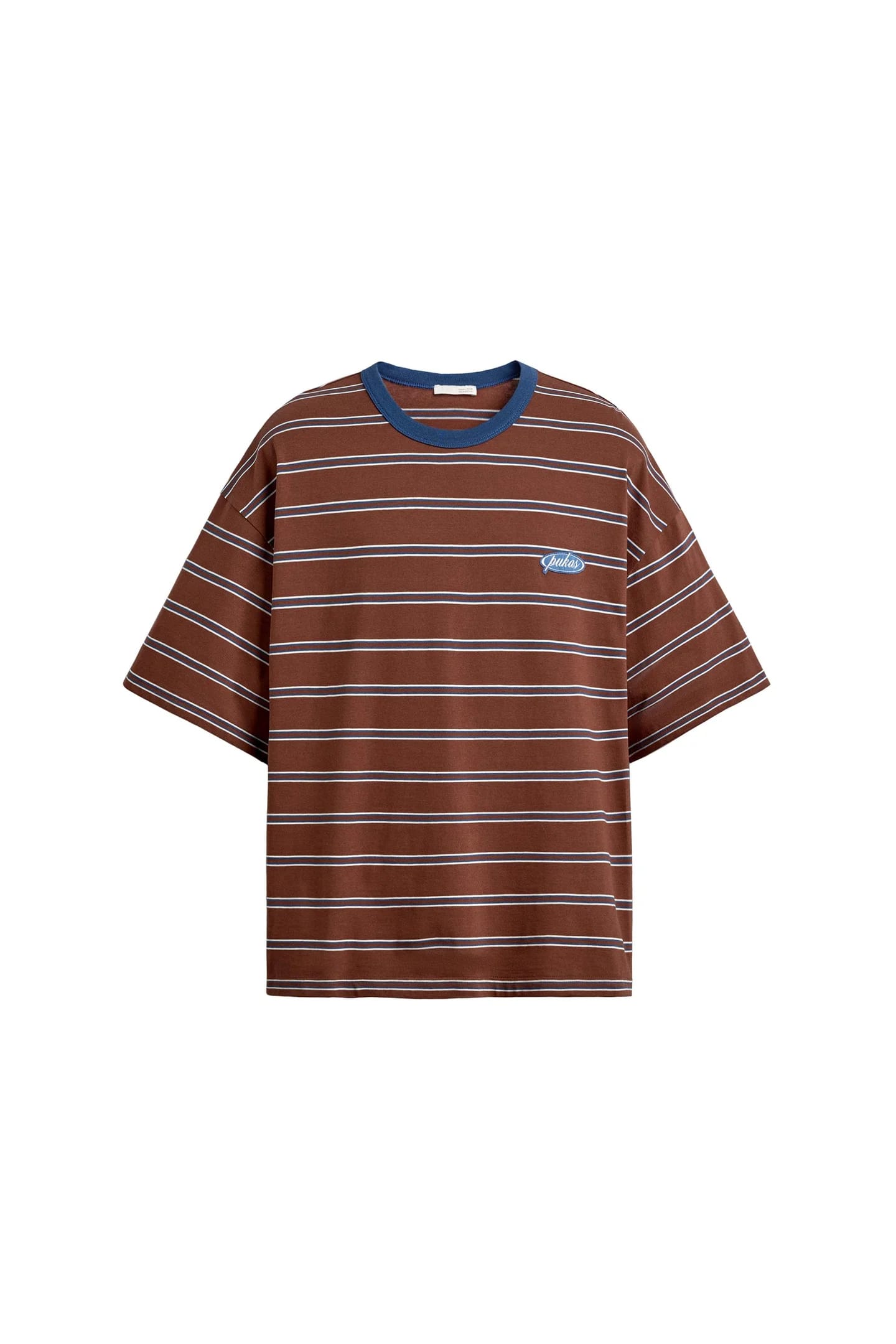 ФУТБОЛКА ИЗ ЖАККАРДА В ПОЛОСКУ PUKAS SURF X Zara - фото 4