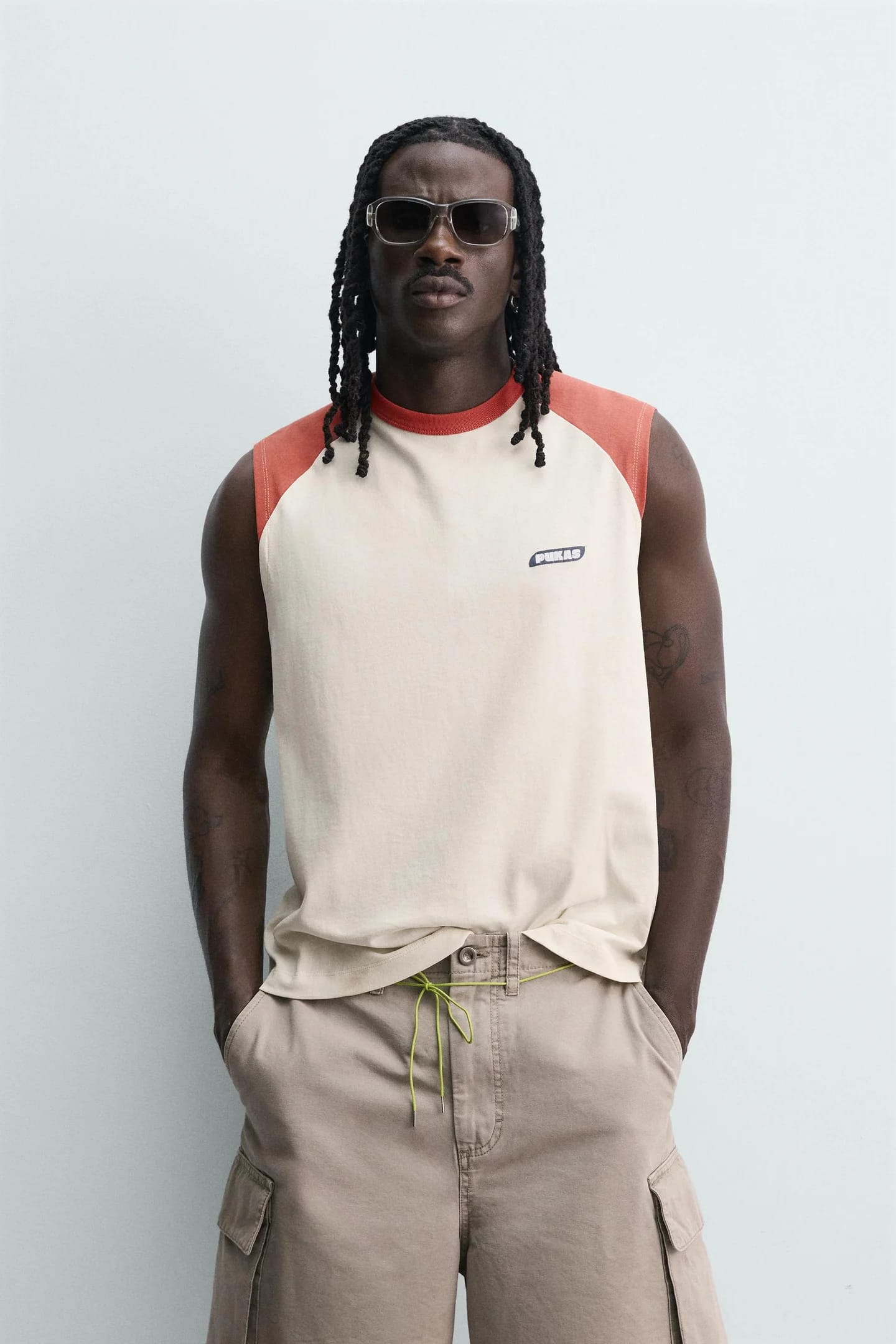 БАК С ЦВЕТНЫМИ ВСТАВКАМИ PUKAS SURF X Zara