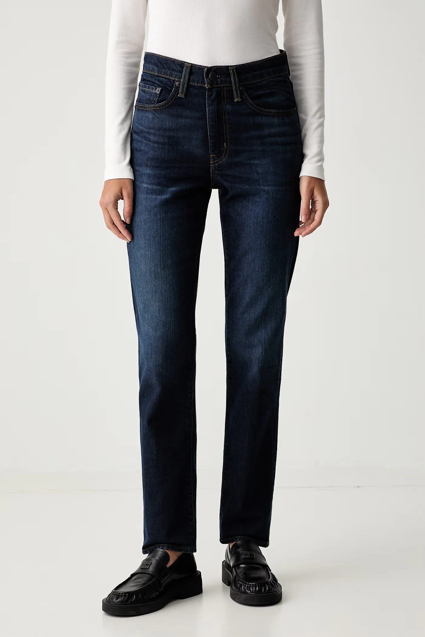 Женские широкие джинсы 724 HIGH RISE STRAIGHT - фото 1