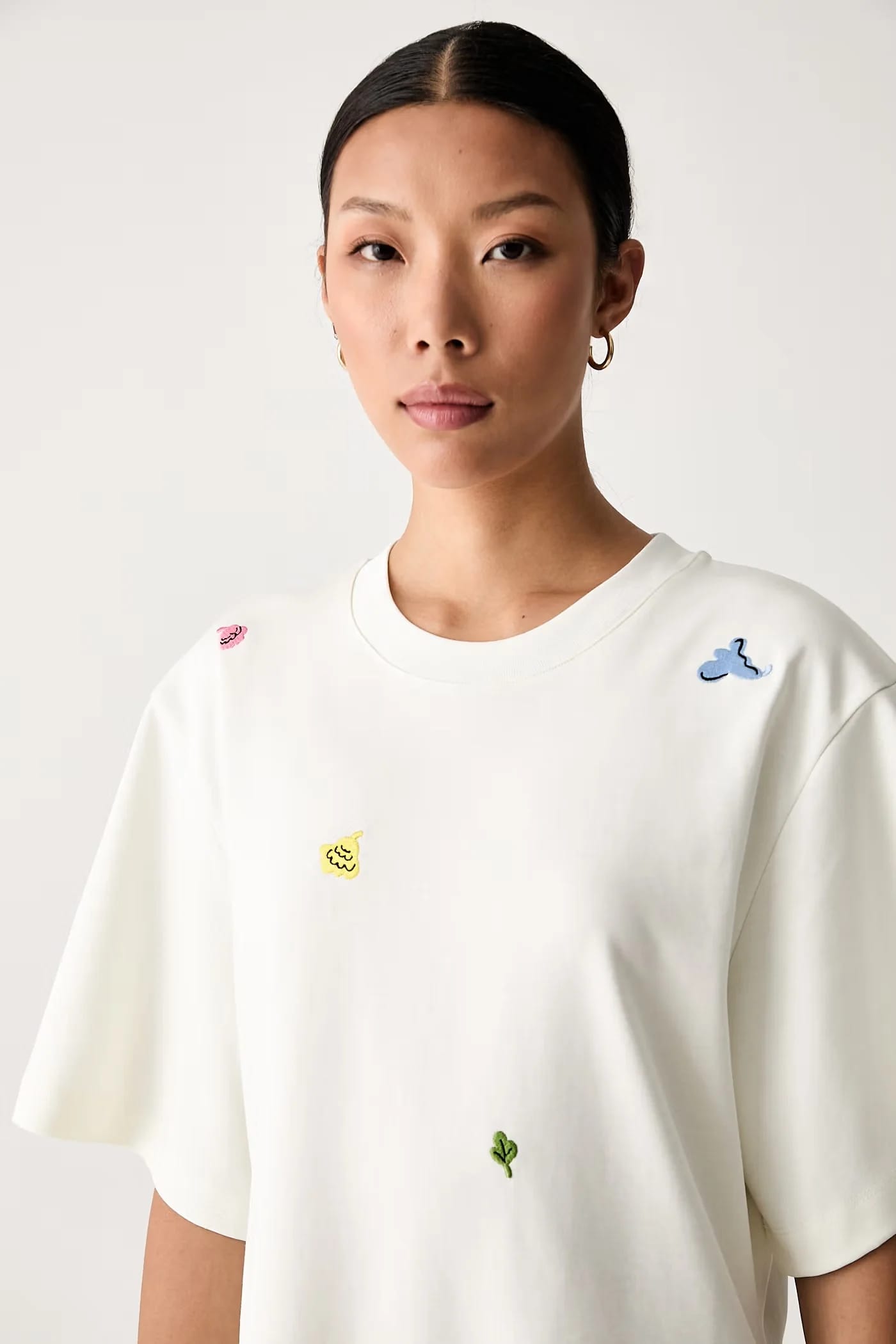 Хлопковое платье с эластаном - фото 4
