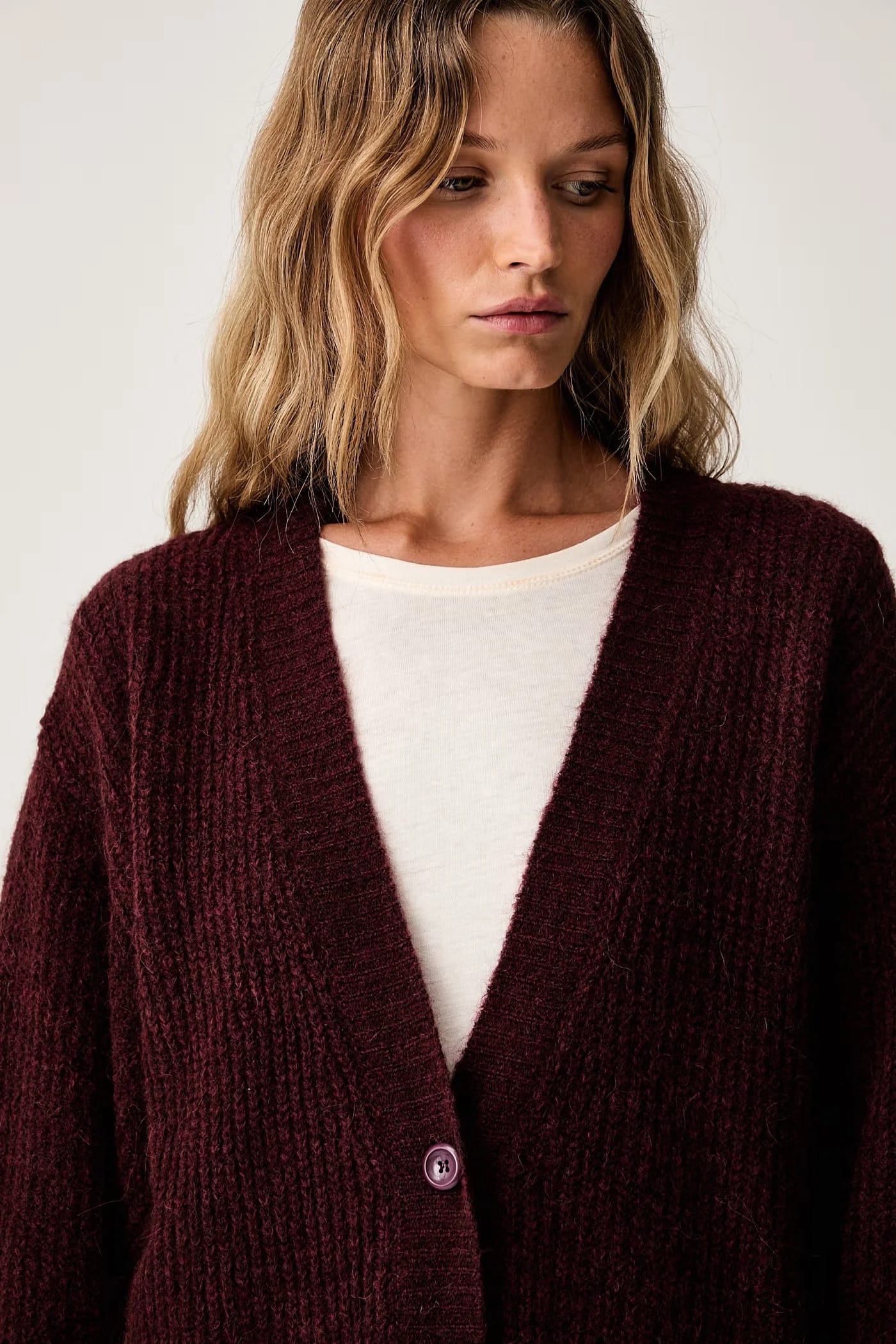Женский кардиган из шерсти - фото 4