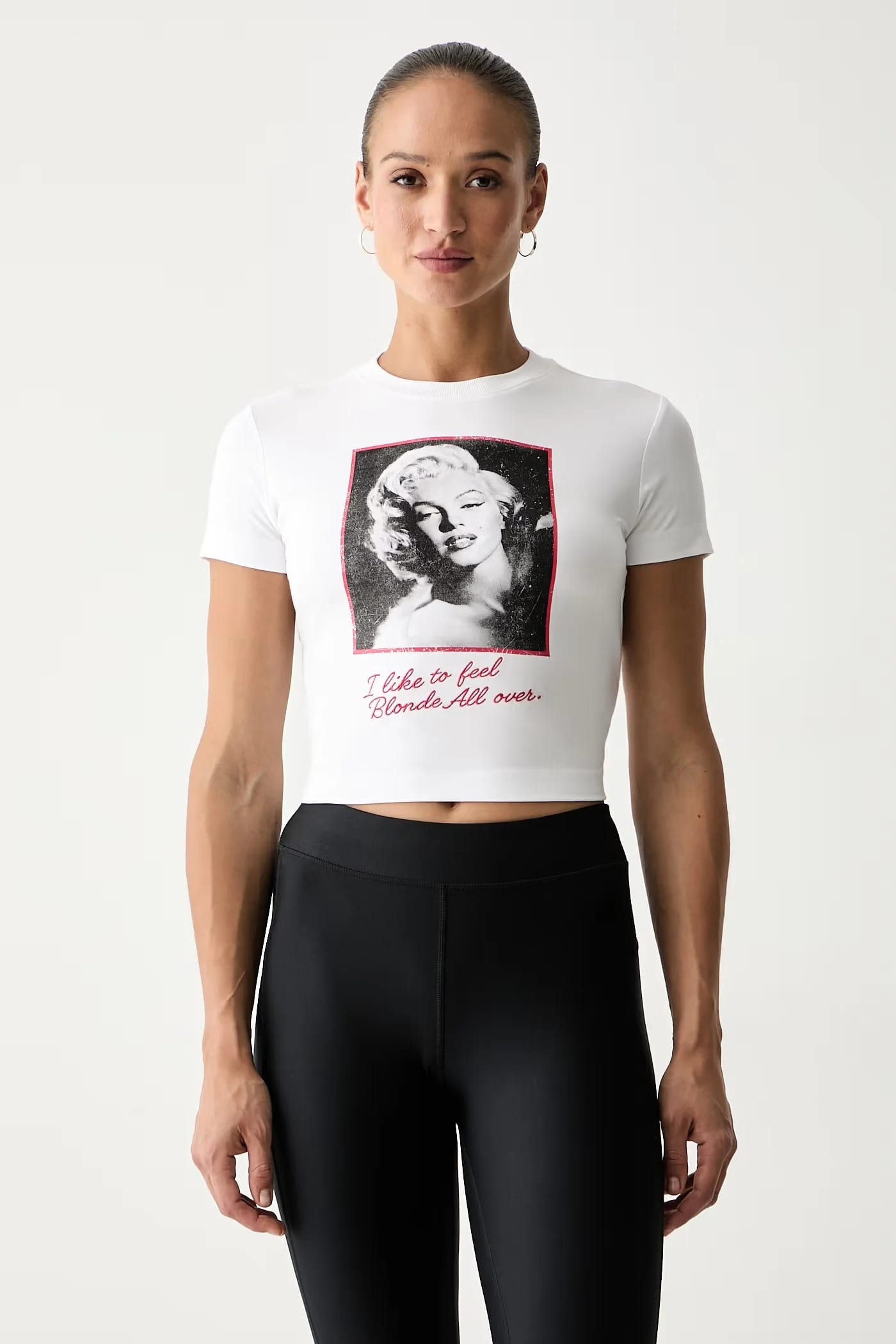 Женский укороченный топ из вискозы MARILYN MONROE - фото 1