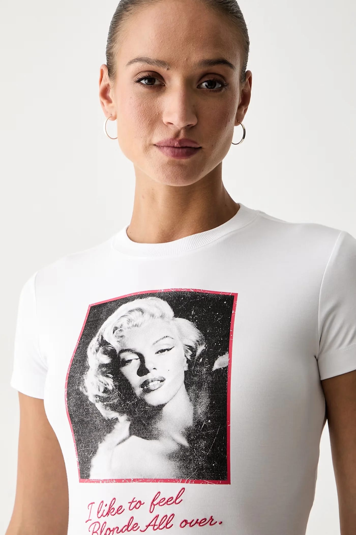 Женский укороченный топ из вискозы MARILYN MONROE - фото 4
