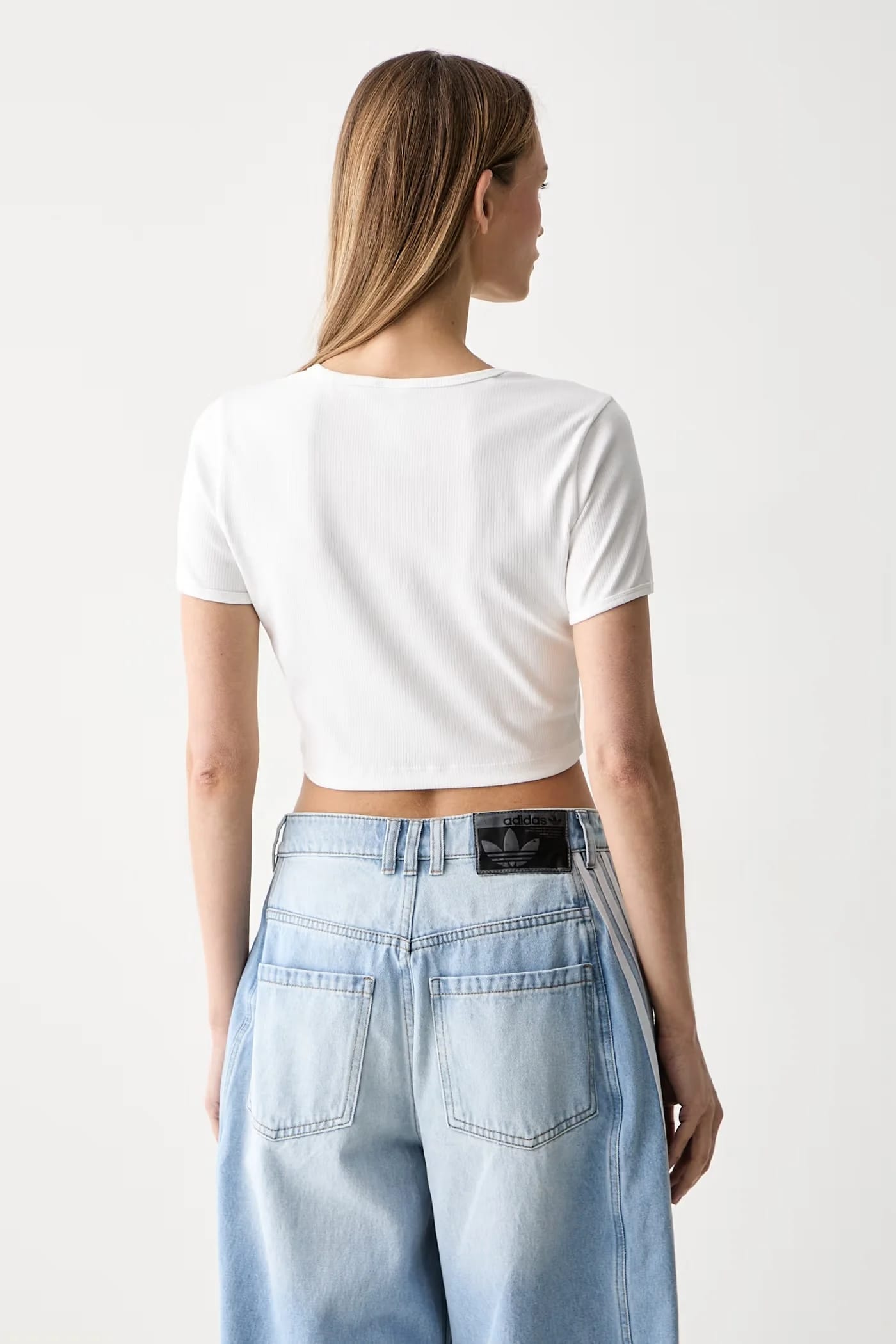Укороченный хлопковый топ Women's Essentials - фото 3
