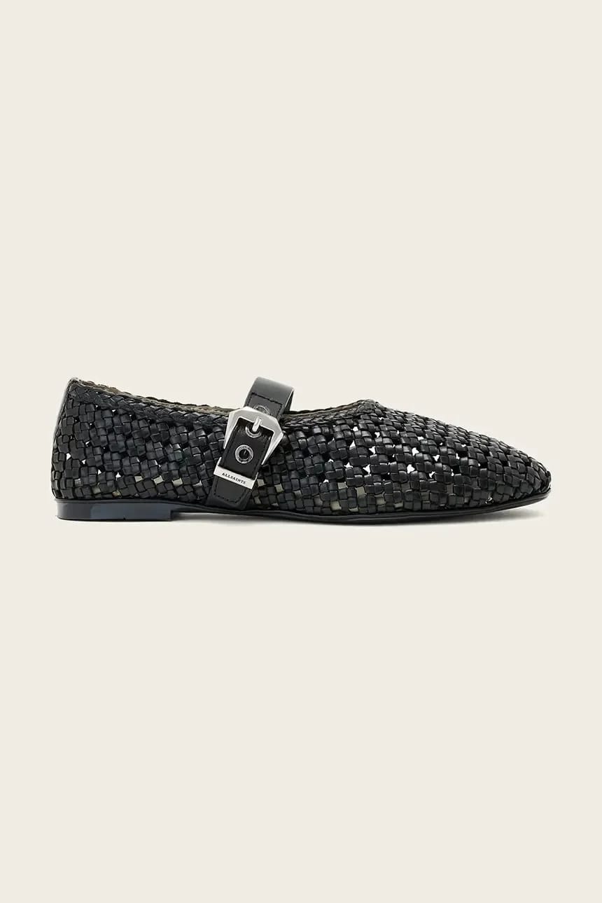 Кожаные балетки Sabine Woven Flat - фото 1