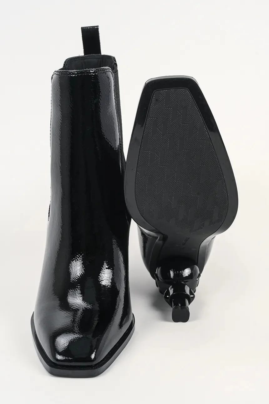Женские кожаные ботильоны на платформе Karl Nft Heel - фото 5