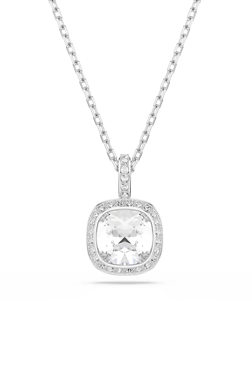 Женское металлическое колье и серьги с кристаллами Swarovski UNA - фото 4