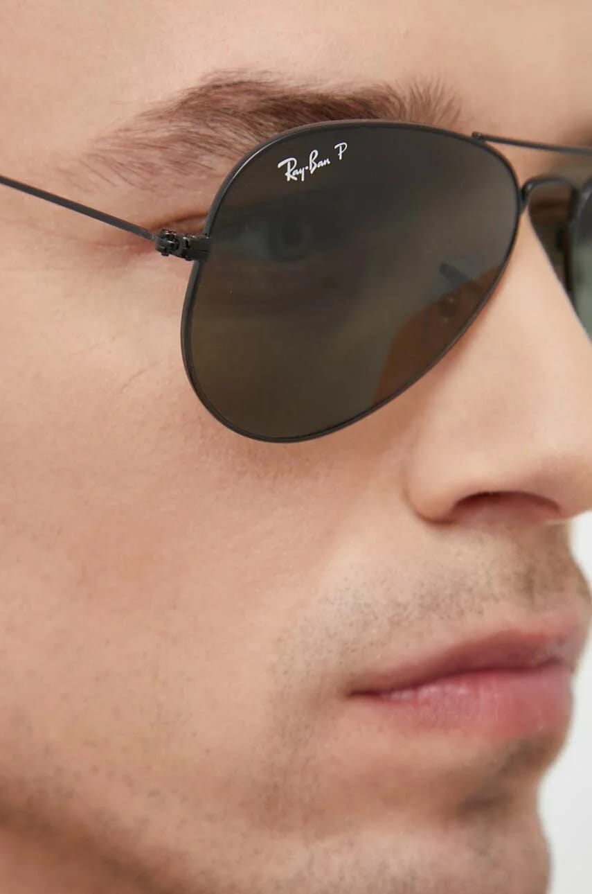 Очки AVIATOR БОЛЬШИЕ МЕТАЛЛИЧЕСКИЕ - фото 5