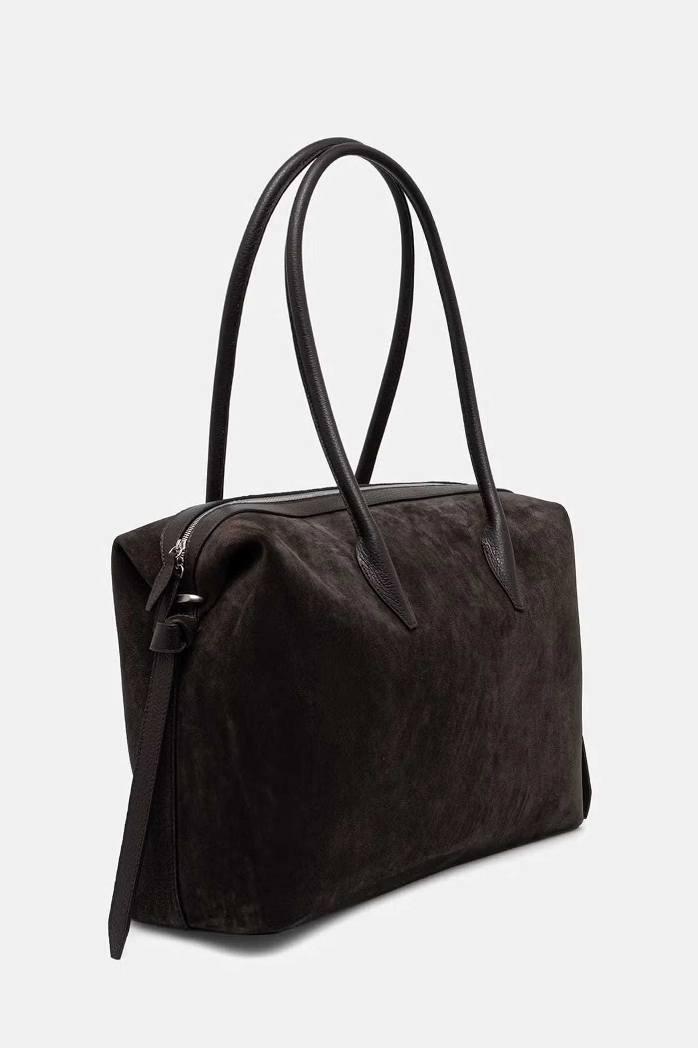 Замшевая женская сумка-тоут LARGE BRIOCHE DUFFLE - фото 2
