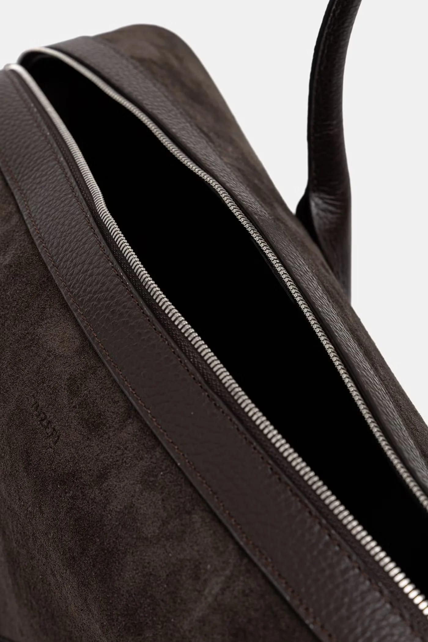 Замшевая женская сумка-тоут LARGE BRIOCHE DUFFLE - фото 5