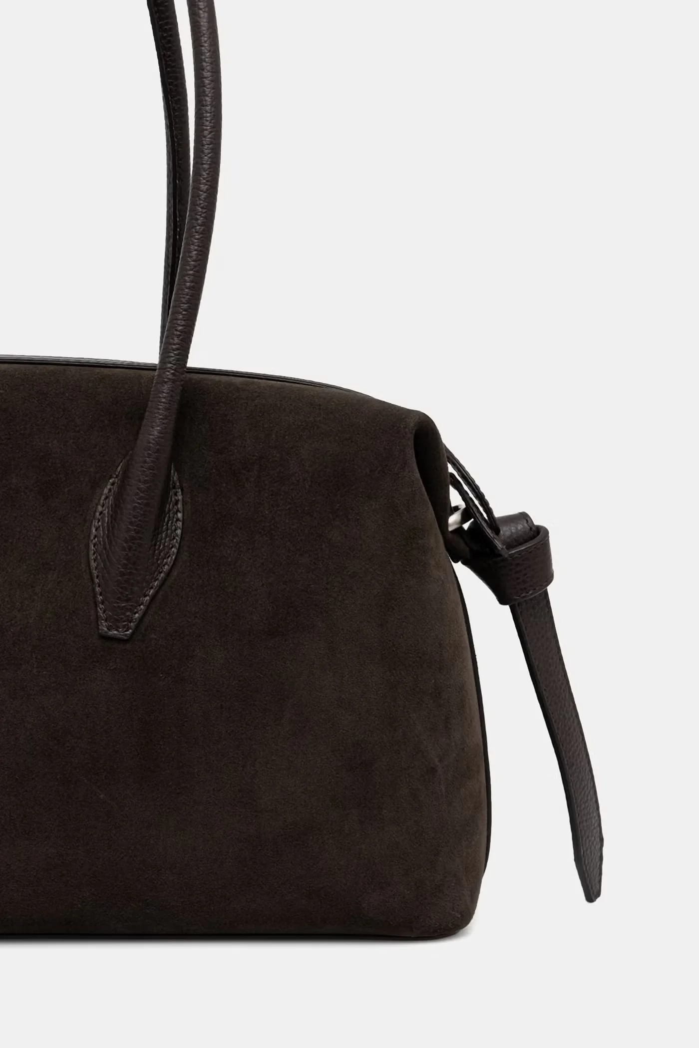 Замшевая женская сумка-тоут BRIOCHE DUFFLE - фото 3