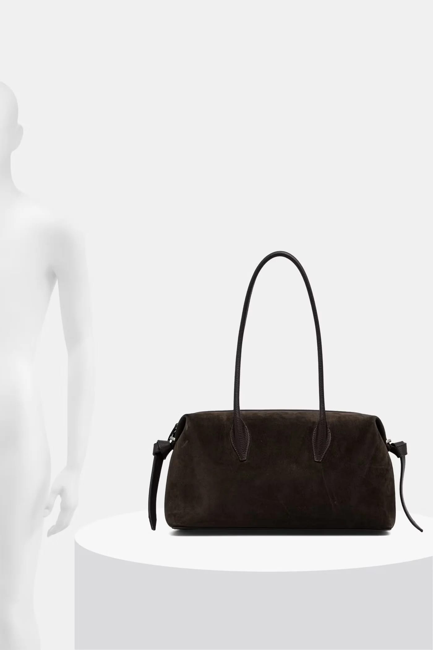 Замшевая женская сумка-тоут BRIOCHE DUFFLE - фото 6