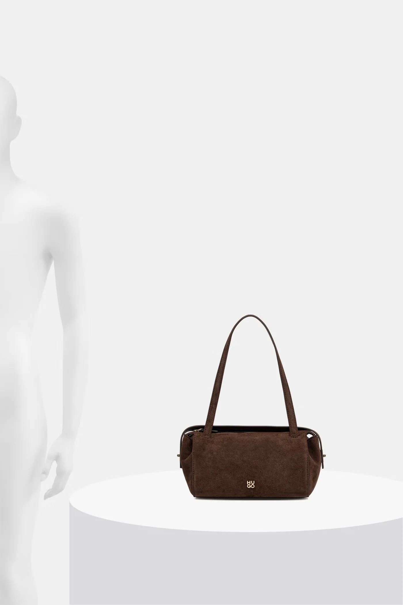Meelo S_Duffle SM женская сумка-багет из искусственной замши - фото 6