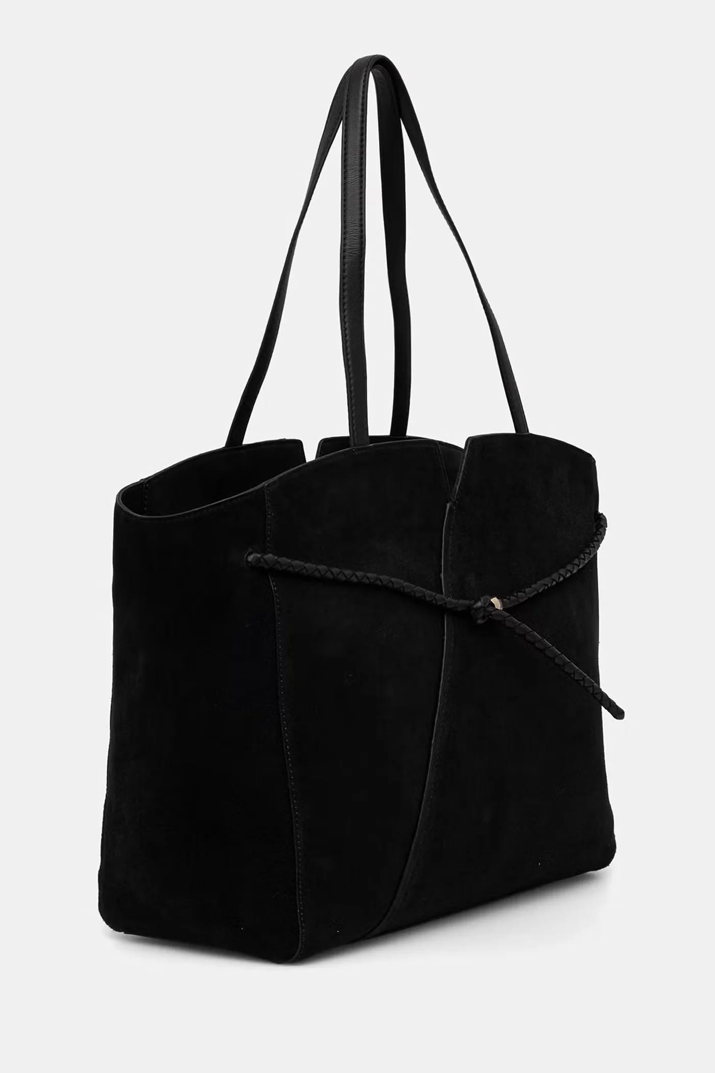 Женская замшевая сумка-шоппер BOSS REVERS TOTE S - фото 2