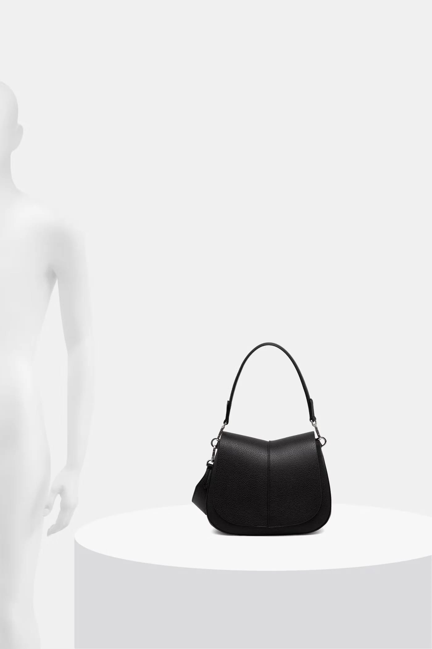 Кожаная женская сумка через плечо HELENA ROUND - фото 6