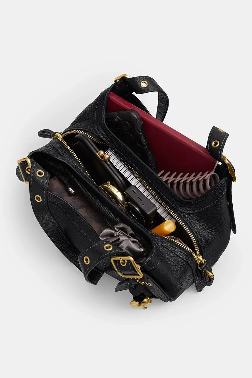 Маленькая женская кожаная сумка Drifter Bag - фото 4
