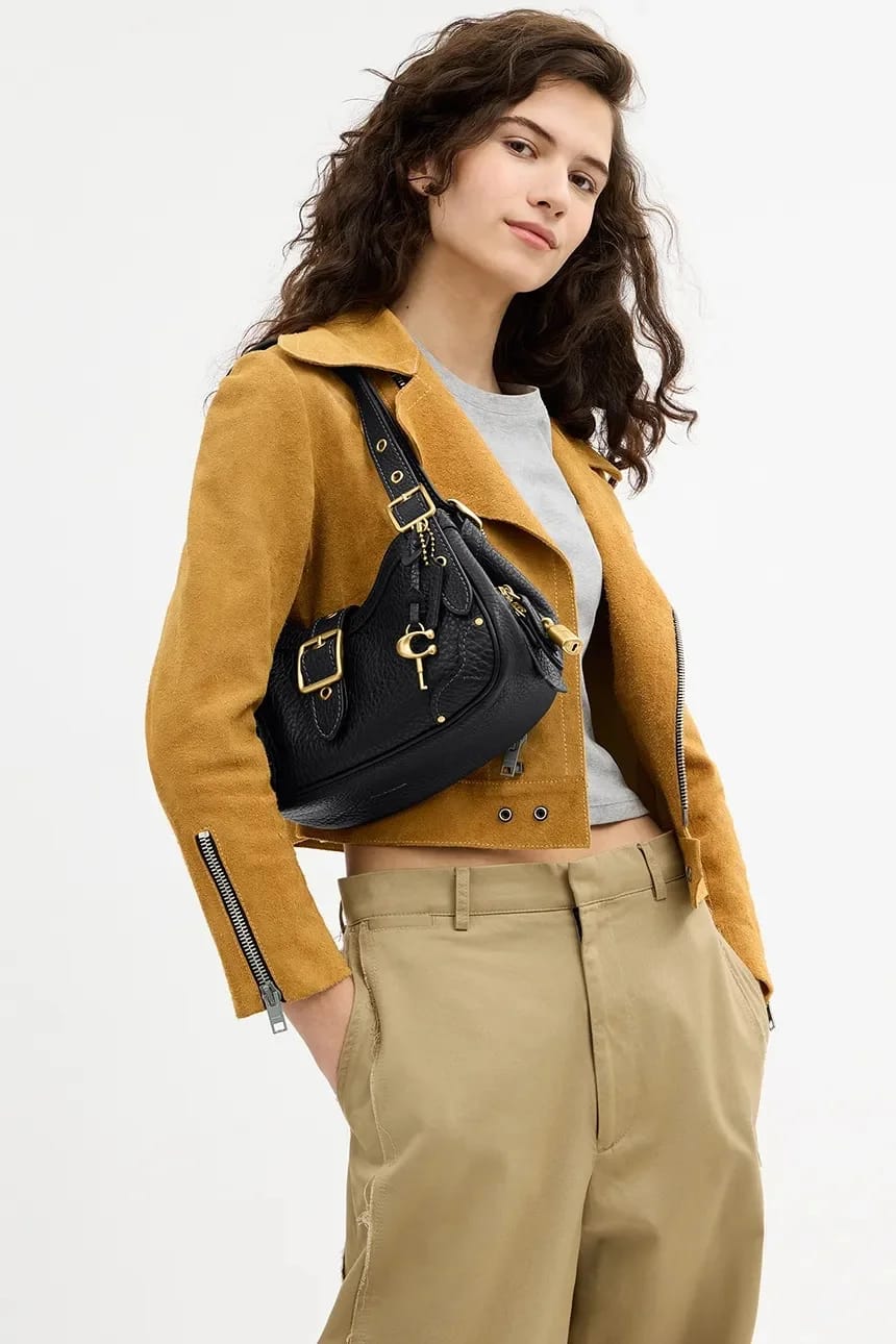Маленькая женская кожаная сумка Drifter Bag - фото 8