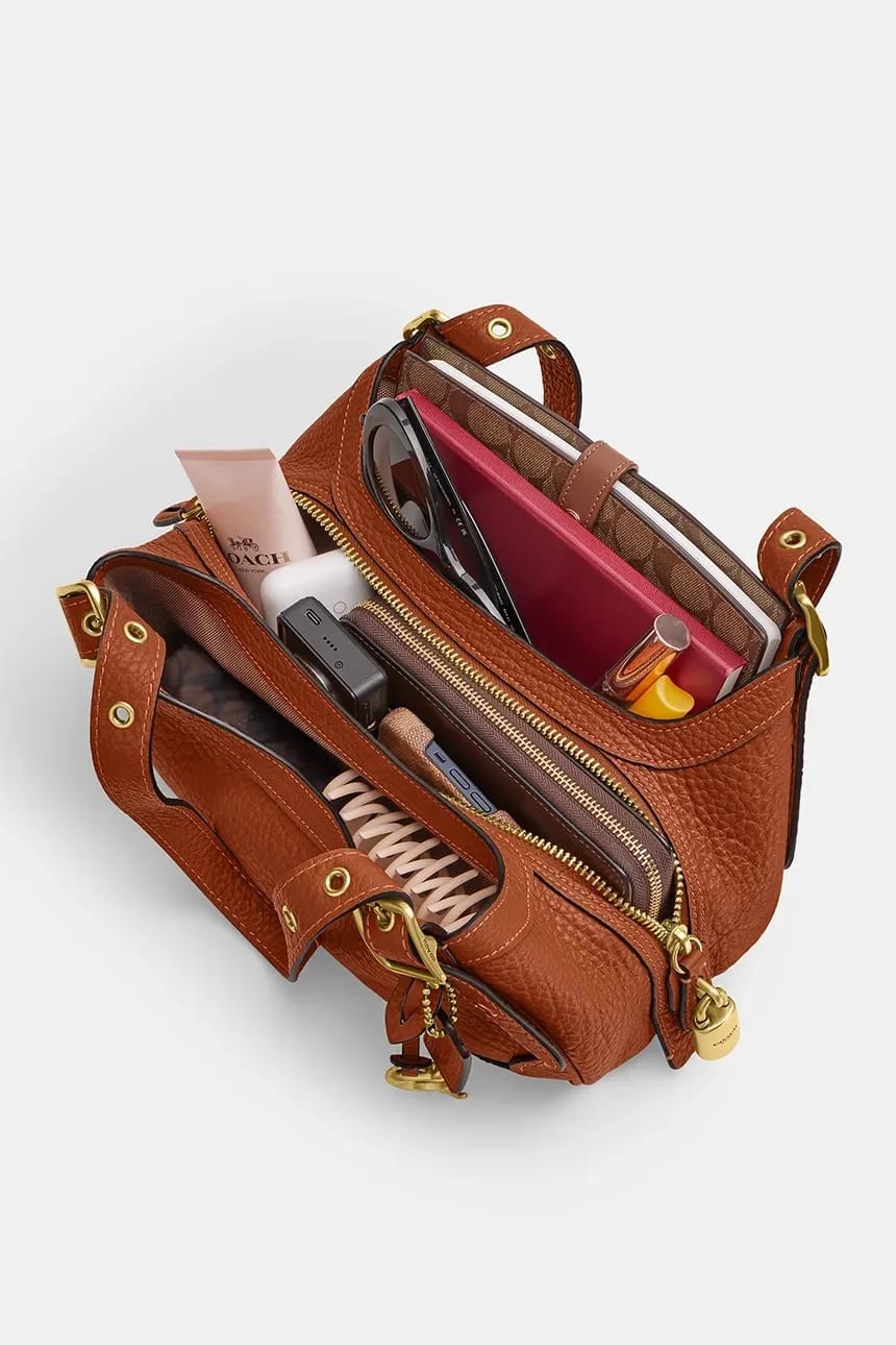 Маленькая женская кожаная сумка Drifter Bag - фото 4