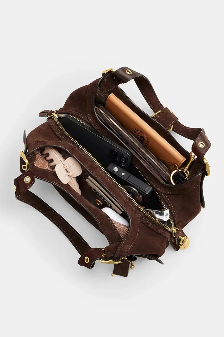 Маленькая женская кожаная сумка Drifter Bag - фото 4