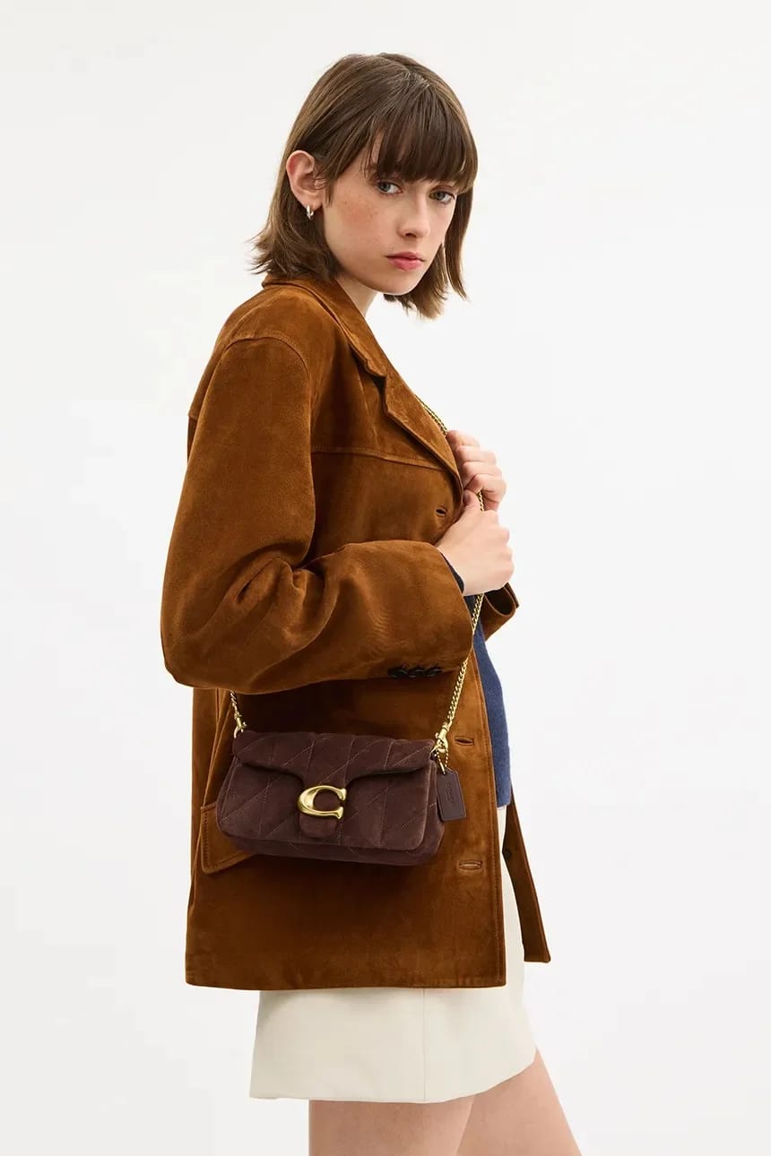 Женская кожаная сумка через плечо Tabby Chain Crossbody 19 - фото 8