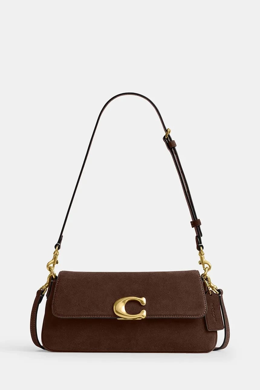 Женская замшевая сумка через плечо Suade Jet плечо Bag - фото 1