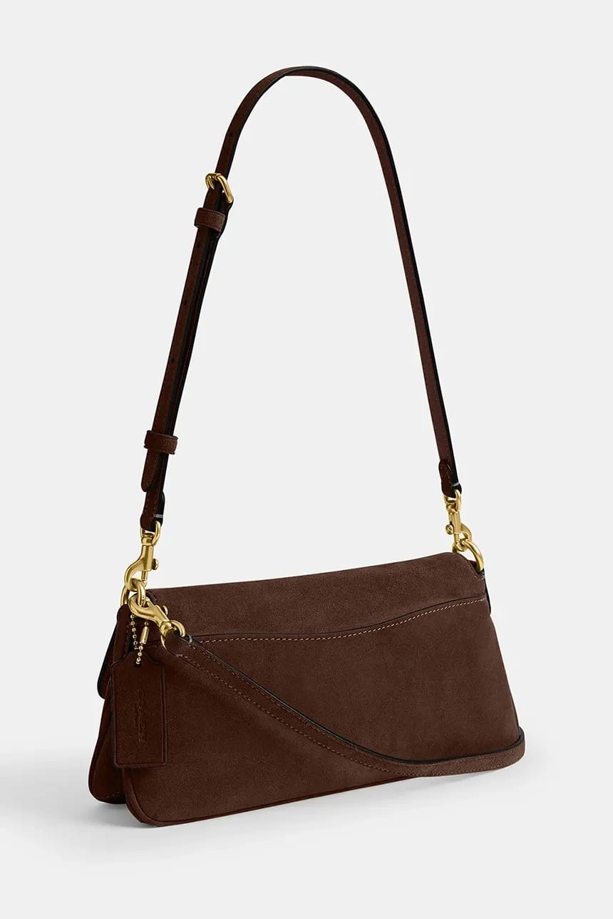 Женская замшевая сумка через плечо Suade Jet плечо Bag - фото 4