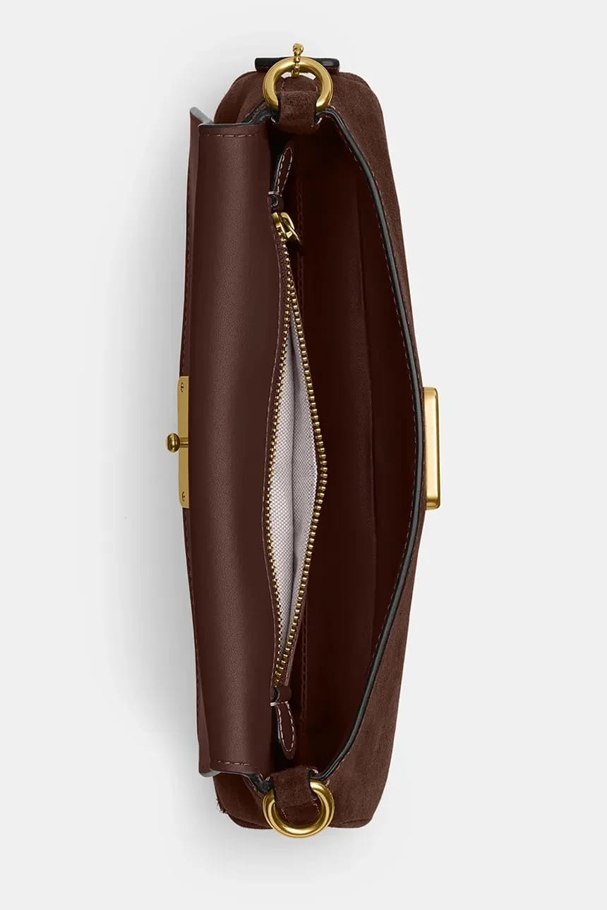 Женская замшевая сумка через плечо Suade Jet плечо Bag - фото 6