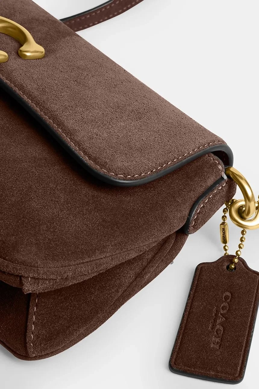 Женская замшевая сумка через плечо Suade Jet плечо Bag - фото 8