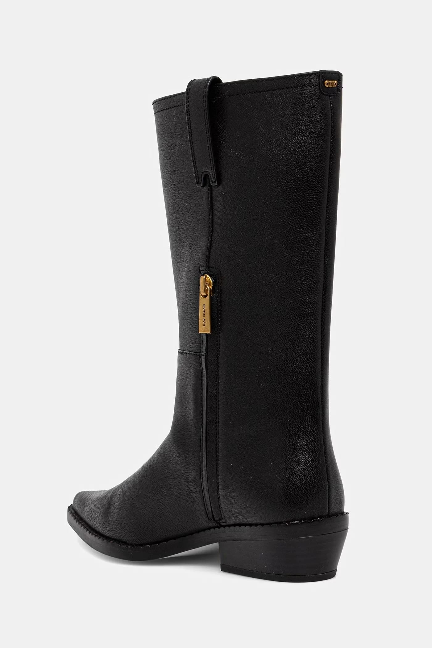 Женские кожаные ботильоны Farren Flat Boot - фото 3