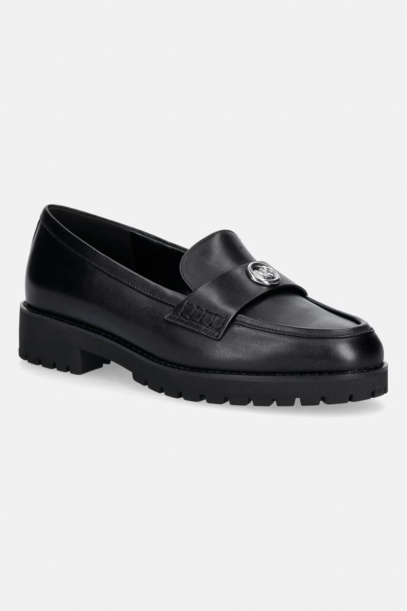 Женские кожаные лоферы Jaelyn Lug Loafer - фото 1