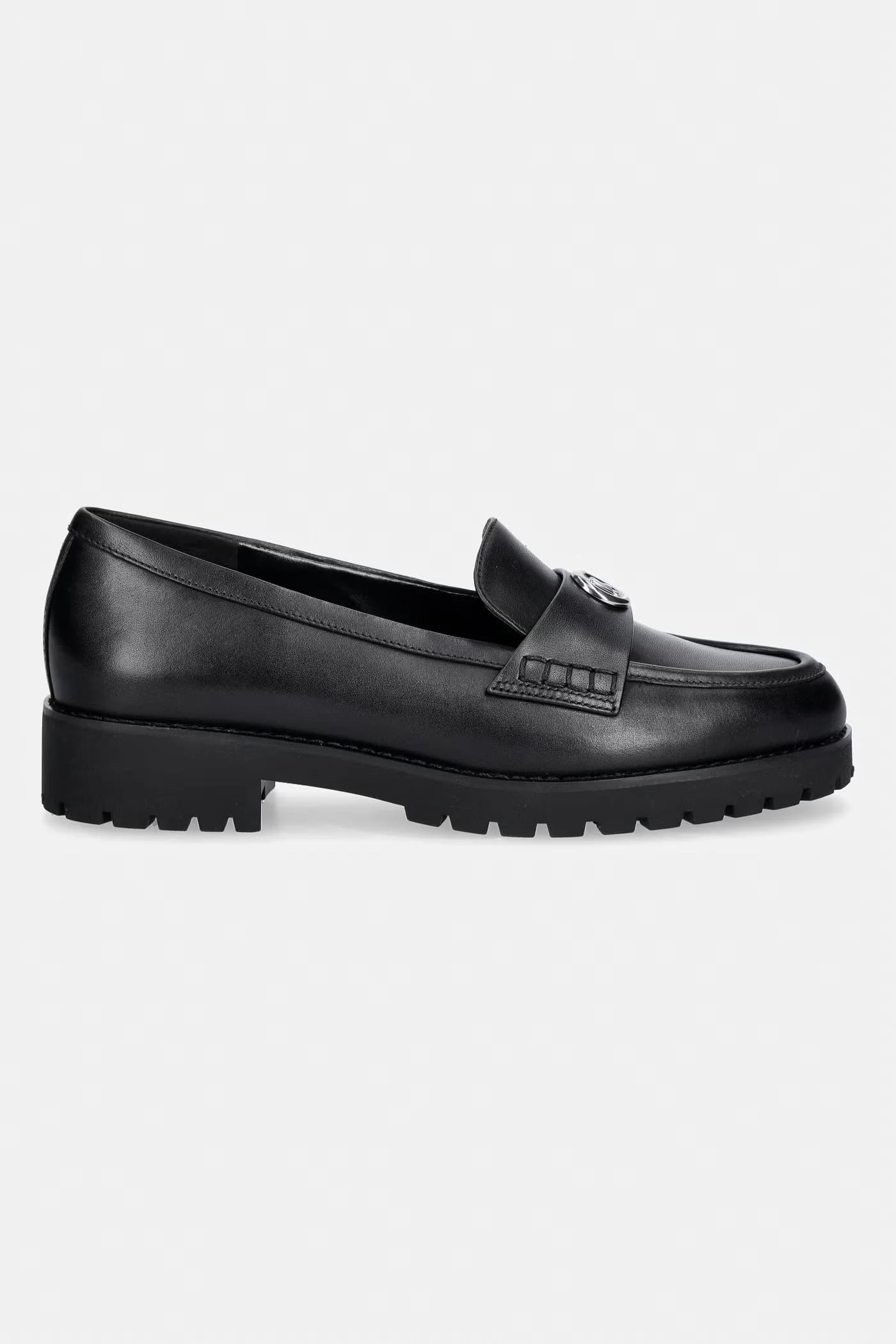 Женские кожаные лоферы Jaelyn Lug Loafer - фото 2