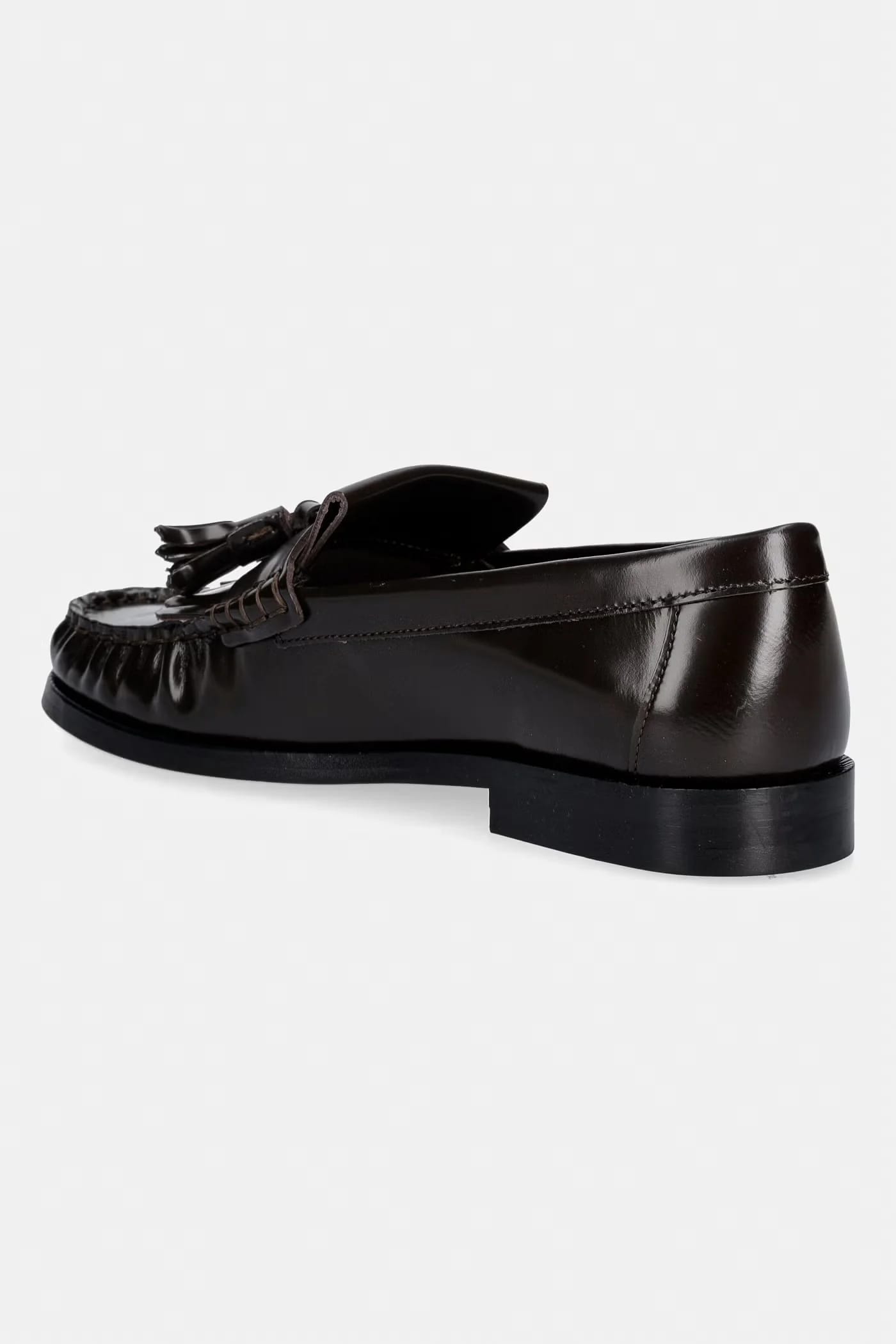 Женские кожаные лоферы TH LOAFER TASSEL ABRASIVATO - фото 3