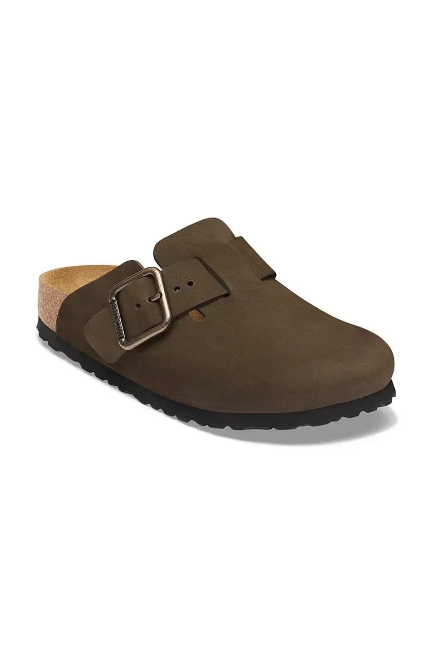 Мюли Boston Wire Buckle Nubuck Кожаные из нубука - фото 2