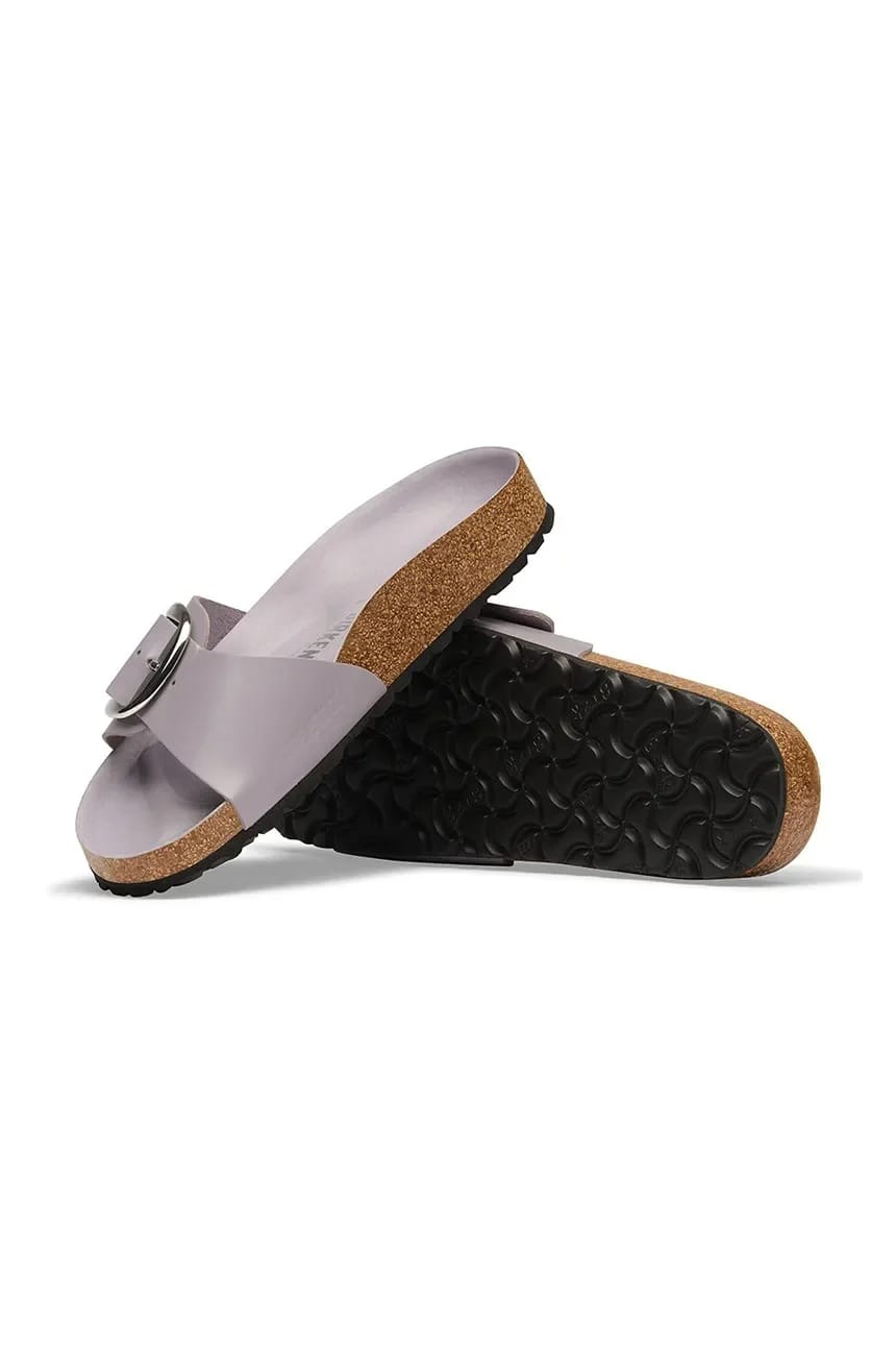 Женские лакированные тапочки Madrid Big Buckle из натуральной кожи - фото 4