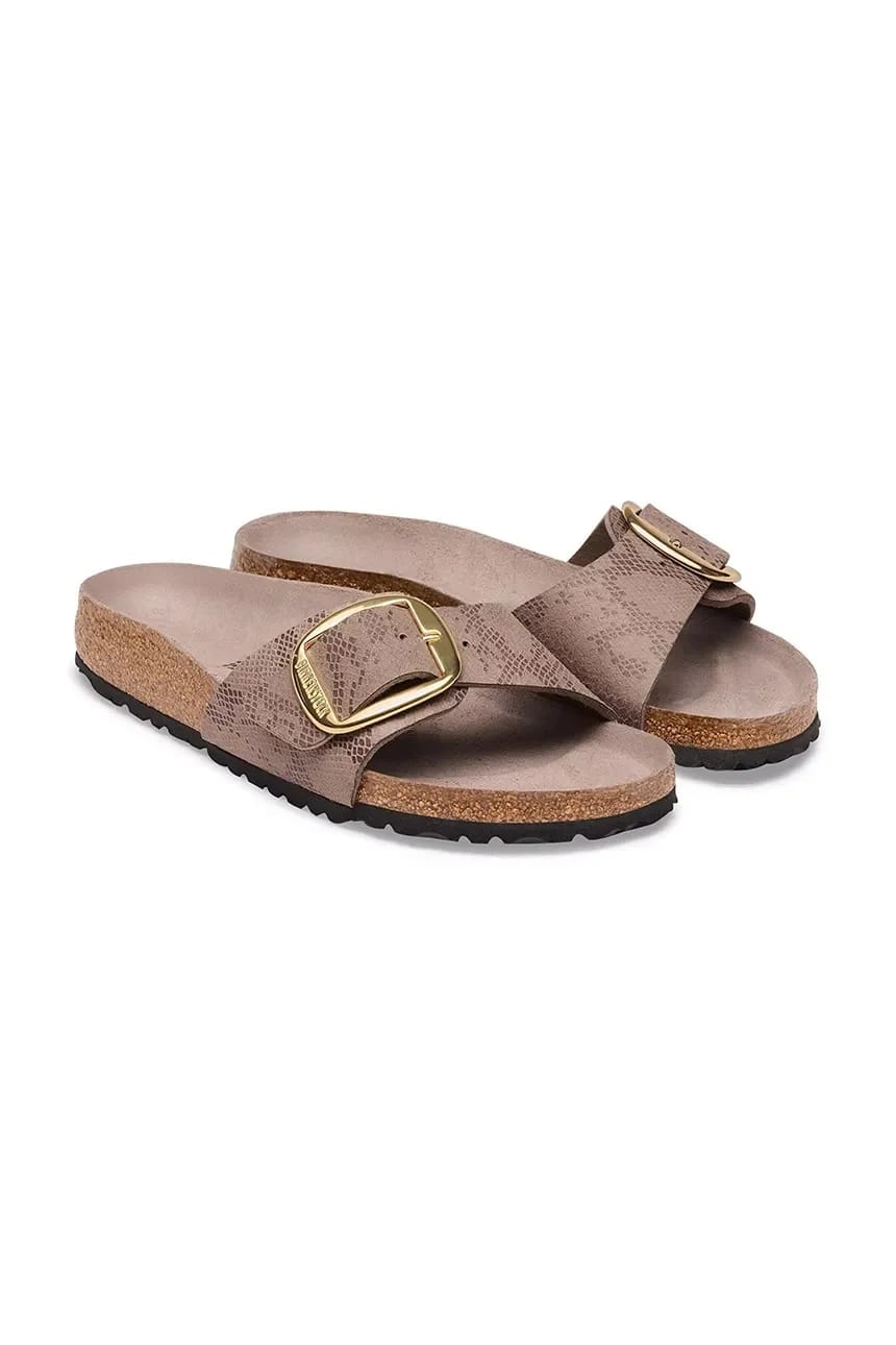 Женские шлепанцы на плоской подошве Madrid Big Buckle Synthetics - фото 3