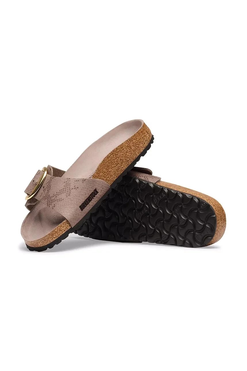 Женские шлепанцы на плоской подошве Madrid Big Buckle Synthetics - фото 4