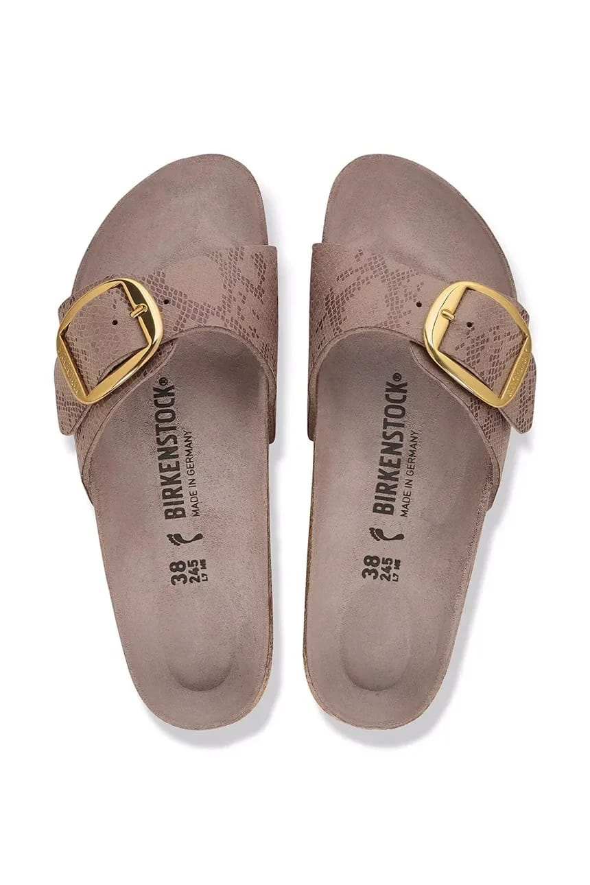 Женские шлепанцы на плоской подошве Madrid Big Buckle Synthetics - фото 5