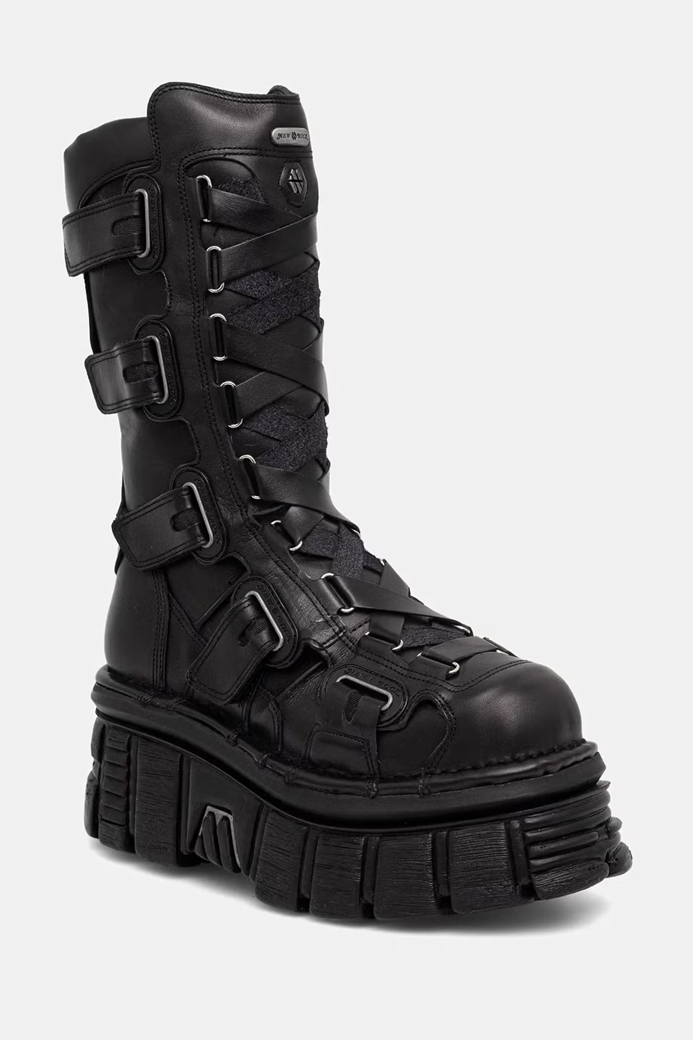 Женские кожаные ботинки ITALI NEGRO, NOMADA NEGRO, TOWER E14 - фото 1