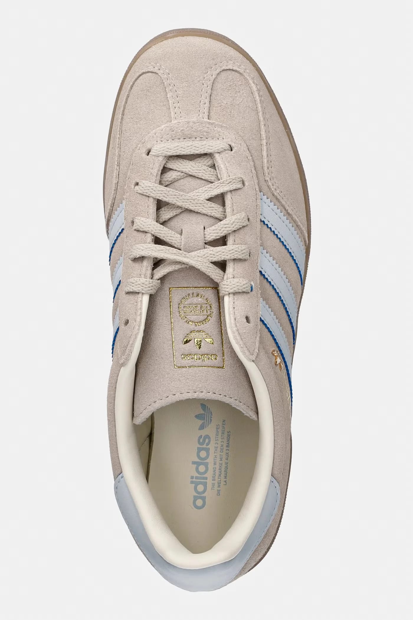 Женские замшевые кроссовки Gazelle Indoor - фото 4