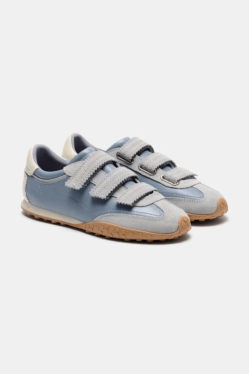 Кроссовки женские BRIDGE VELCROS LIGHT BLUE - фото 2