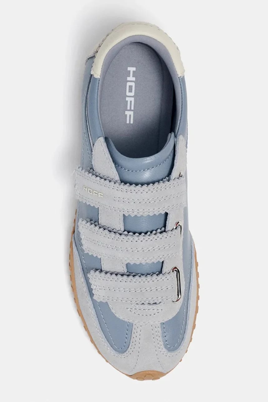 Кроссовки женские BRIDGE VELCROS LIGHT BLUE - фото 6