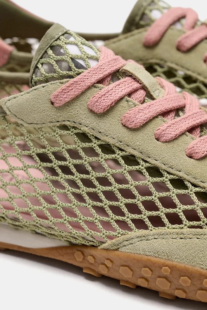 Женские кроссовки BRIDGE FISHNET SAGE GREEN - фото 3