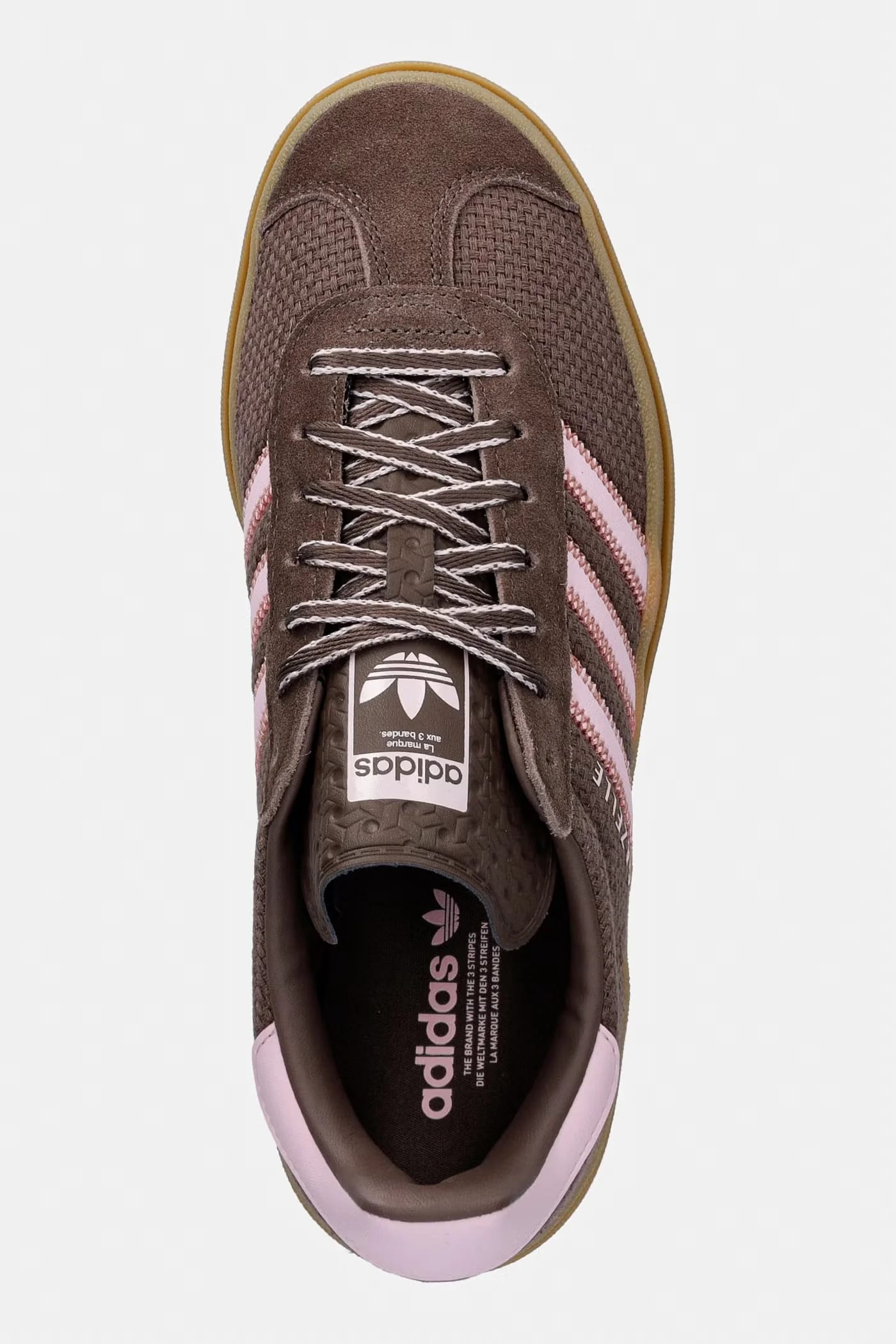 Женские кожаные кроссовки Gazelle Bold - фото 4