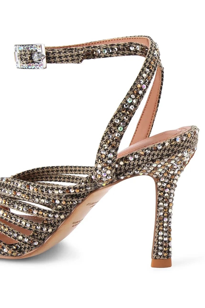 босоножки на высоком каблуке Crystal Strappy Sandal - фото 4